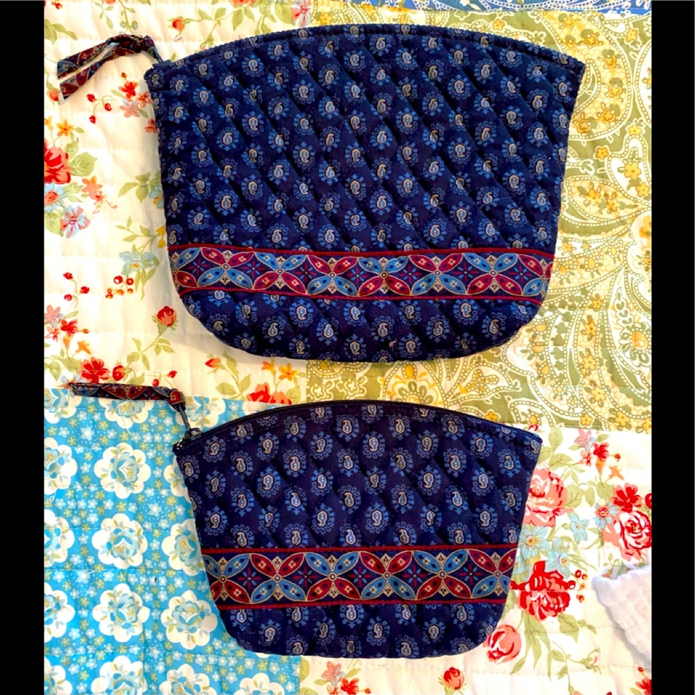 Vera Bradley makeup bags x 2